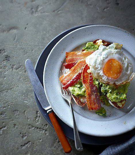 Delicious mag avo bacon egg