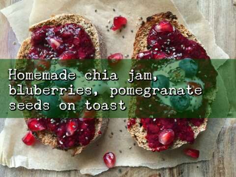 Lucy Lentil SWAG chiajam blueberries