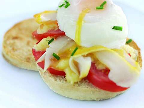 Smoked haddock on Toasted Lancashire Cheese