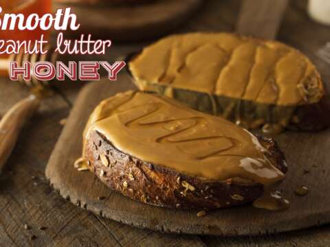Smooth peanut butter with honey
