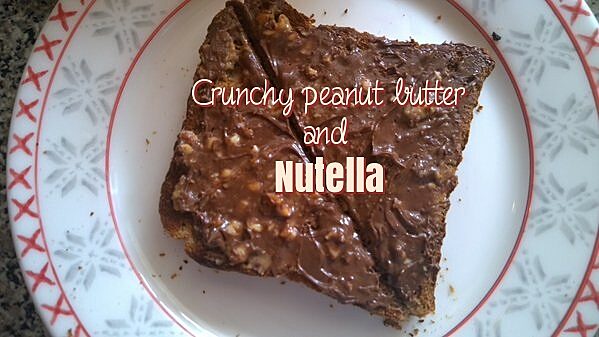 Claire Blaney crunchy peanut butter nutella SWAGGED