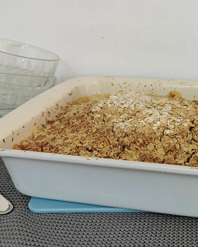 Doves Rhubarb Crumble